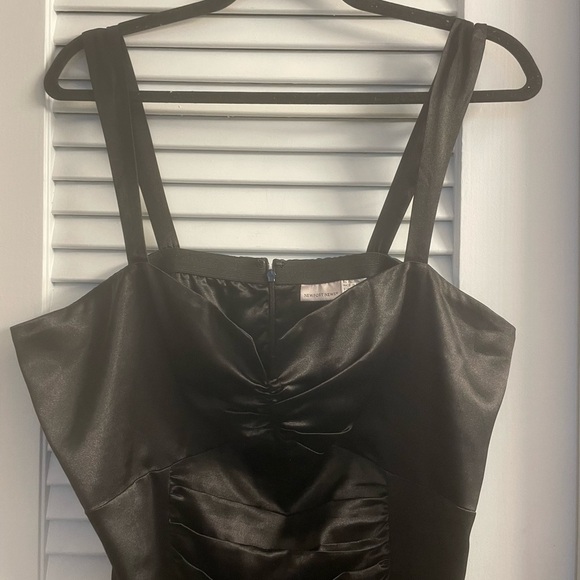 Newport News 90s Y2K Ultra Flattering LBD Little Black Dress Size 18P - Picture 4 of 7